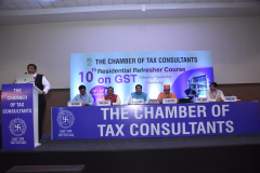 10th Residential Refresher Course on GST was held from 10th to 13th March, 2022 at DELTIN, Daman