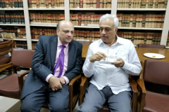 High Tea - CA Hinesh Doshi (President) along with Hon'ble Justice (Retd.) Shri P. P. Bhatt – President ITAT, Mumbai