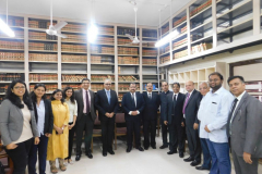 CA Hinesh Doshi (President) along with Hon’ble ITAT Members (Semi-Final Judges), Chairperson and other Committee Members