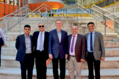 Delegates with Prof. Dr. Michael Lang, Vice Rector - Vienna University