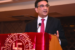 CA Vipul K. Choksi, President addressing the members at the 92nd AGM