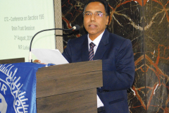 CA Rajesh L. Shah (Chairman) welcoming the speakers