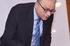 CA Anish Thacker (Vice-President) inaugurating the session by lighting the lamp