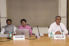 CA Parag Ved, Hon. Secretary welcoming the speaker